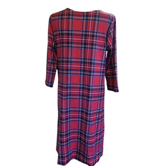 Gretchen Scott Designs Red Plaid Dress - Picture 6 of 7